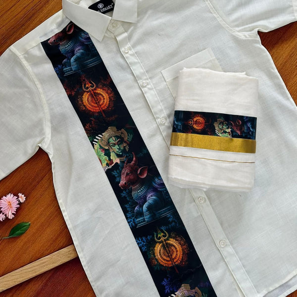 Digital print White Shirt
