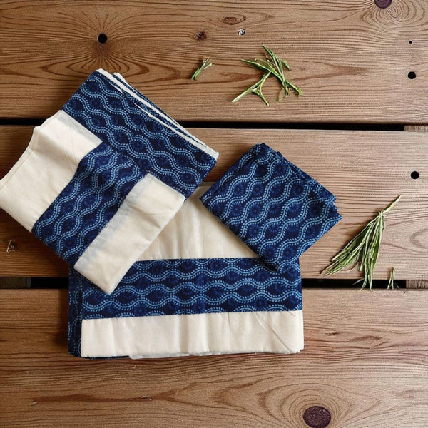 Indigo Cotton Set mund