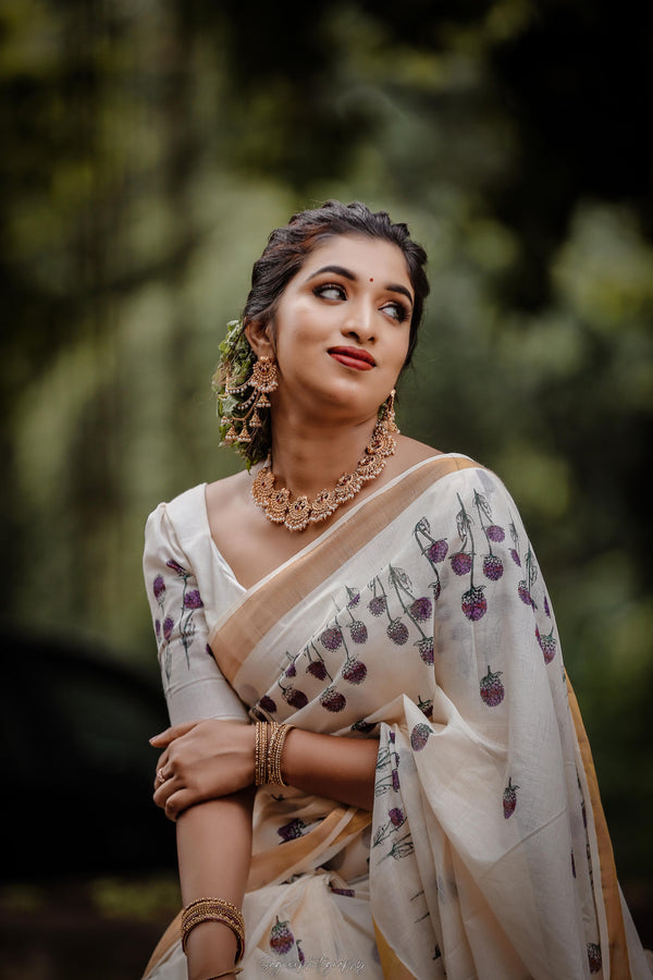 Cotton Set saree Chendmali