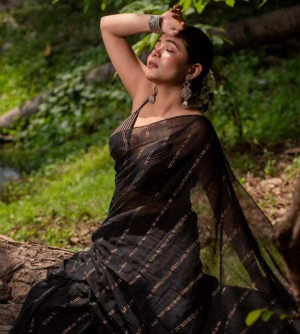 Khadi cotton Saree Lines
