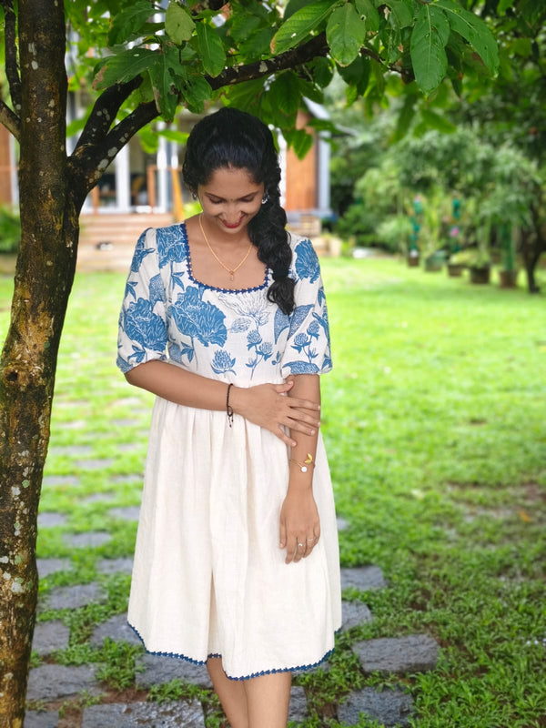 Blue bird Frock