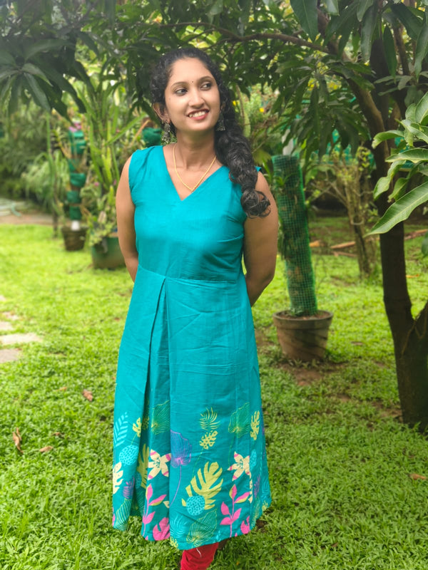 Sea blue Kurti