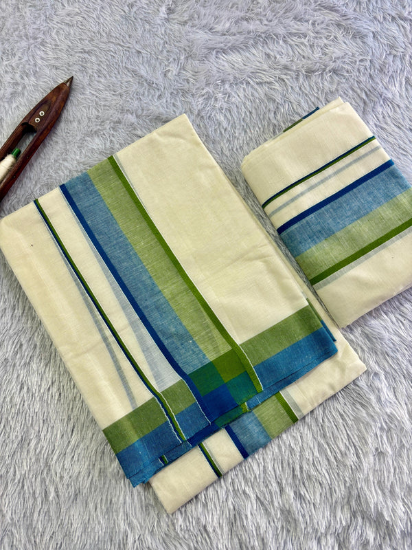 Colour borders Cotton Set mund
