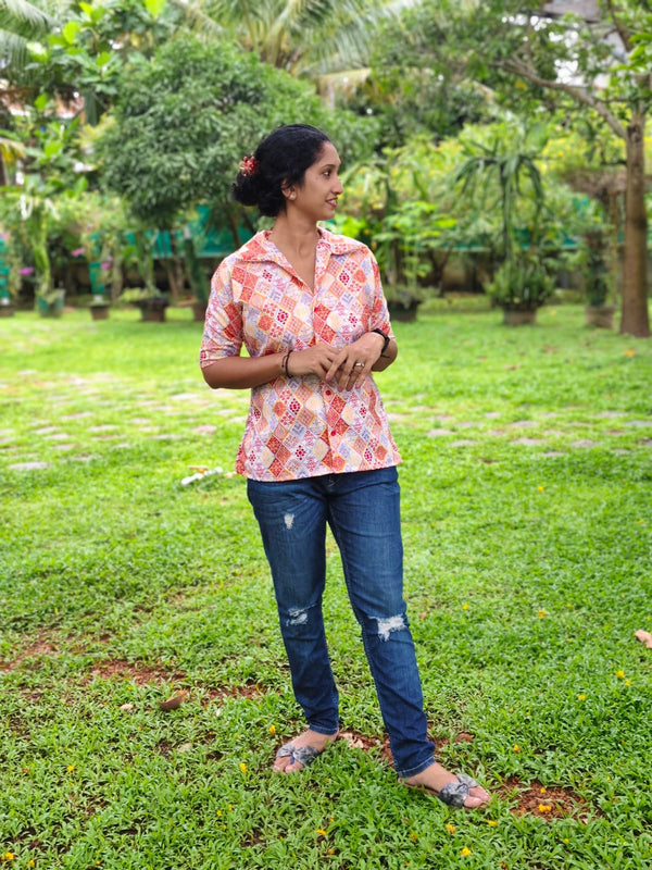 Patal Colours Cotton Crop Top