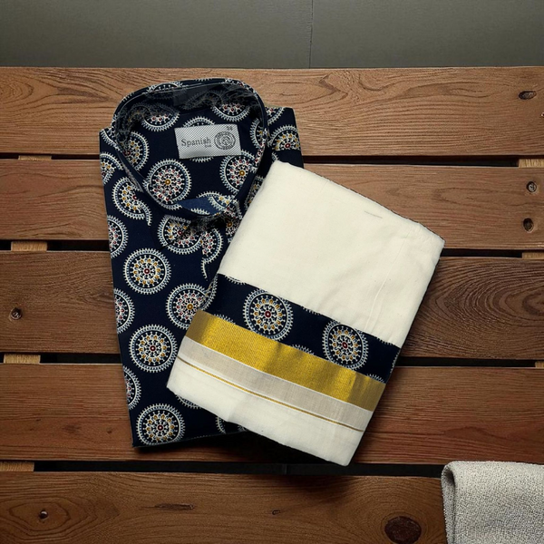 Ajark Navy blue Shirt