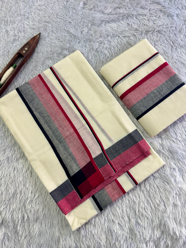 Colour borders Cotton Set mund