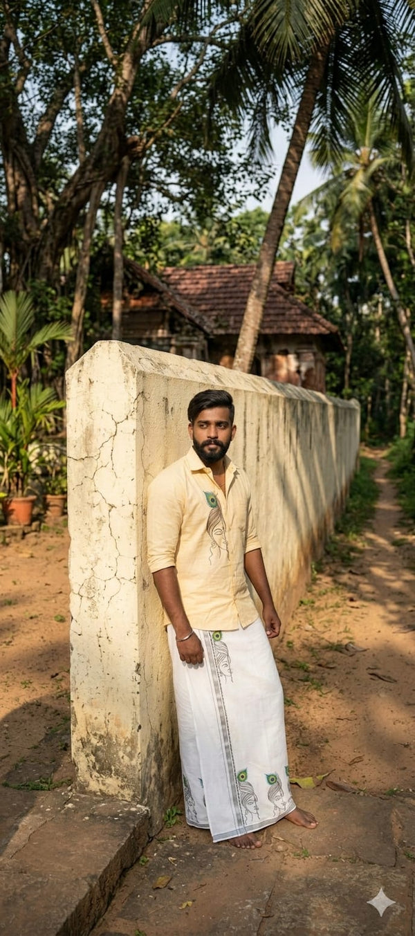 Vishu shirt mund combo
