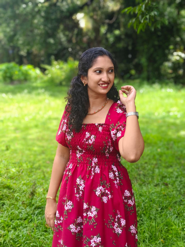 Cotton polyster mix Frock