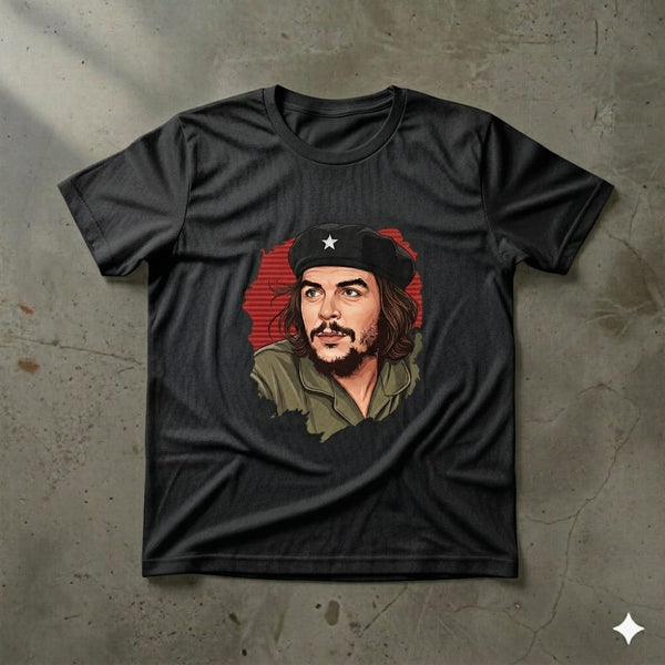 Che Guevara artistic portrait poly-cotton tee