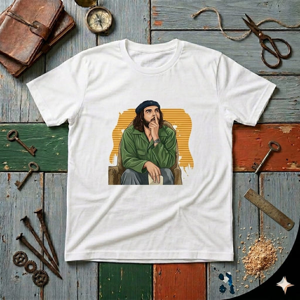 Che Guevara thinking pose graphic tee